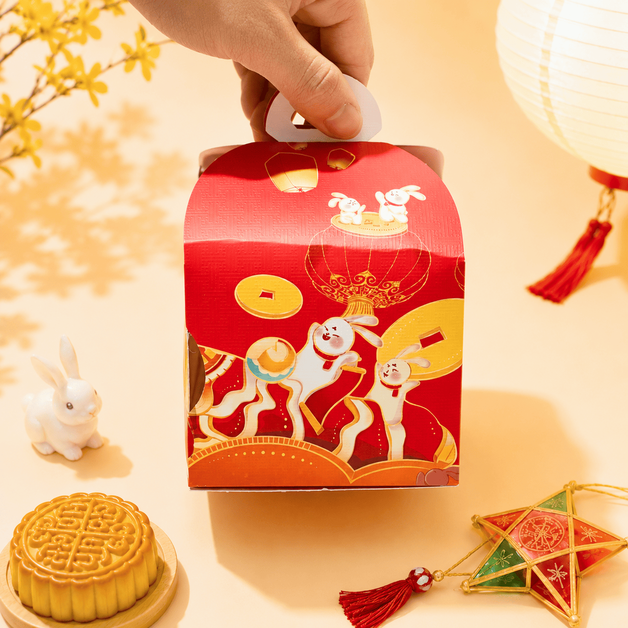 Hộp bánh trung thu Tết Sum Vầy (1 Bánh)