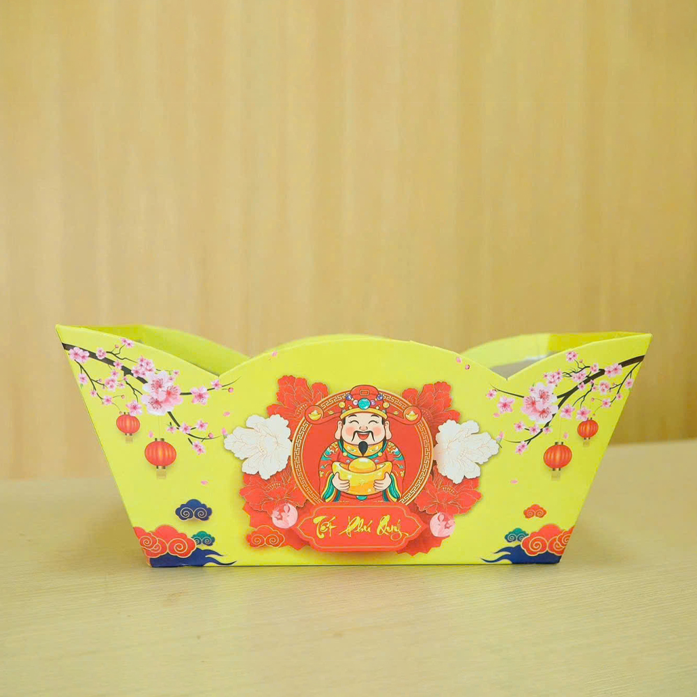 Khay Thuyền Đựng Quà Tết Bính Ngọ 2026