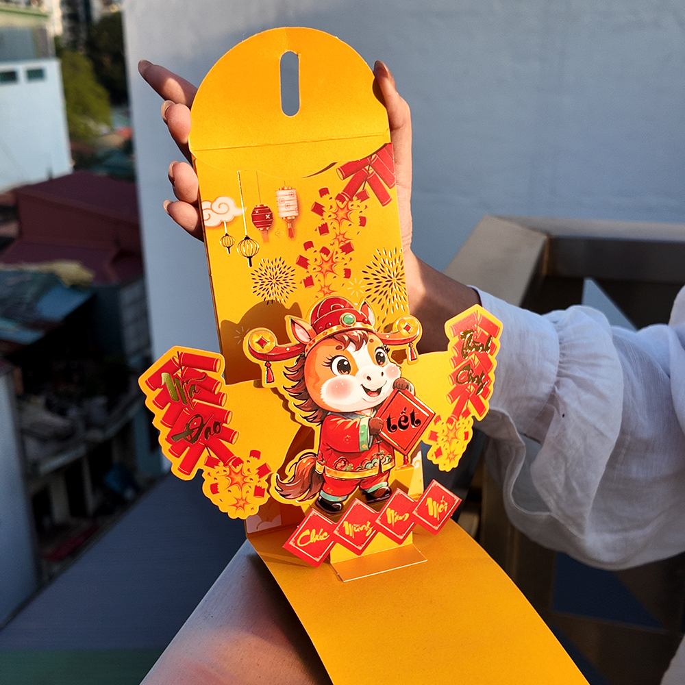 Bao Lì Xì 3D Tết 2026