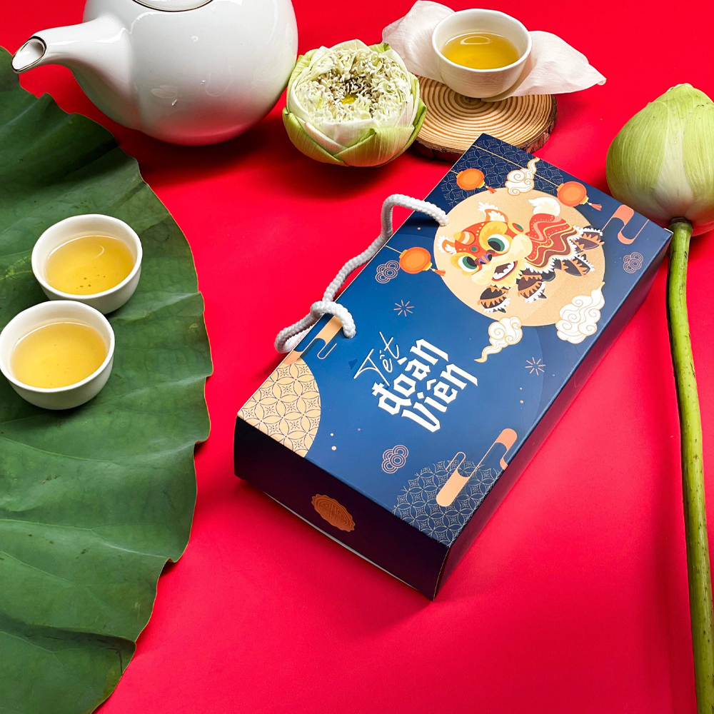 Hộp Đựng Bánh Trung Thu 2 Bánh