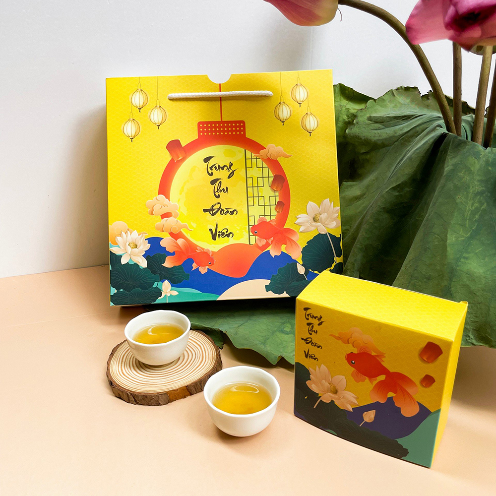 Hộp Đựng Bánh Trung Thu 4 Bánh