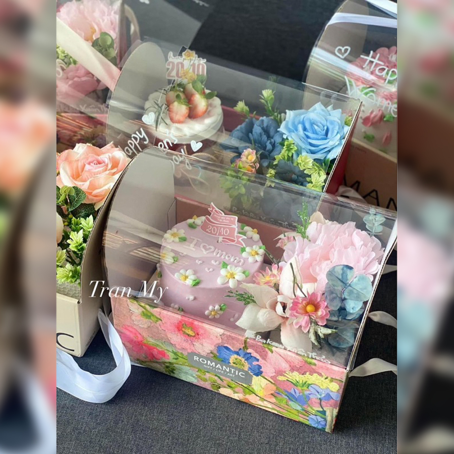 Hộp Mica 2 Ngăn ROMANTIC