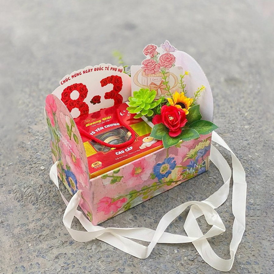 Hộp Mica 2 Ngăn ROMANTIC