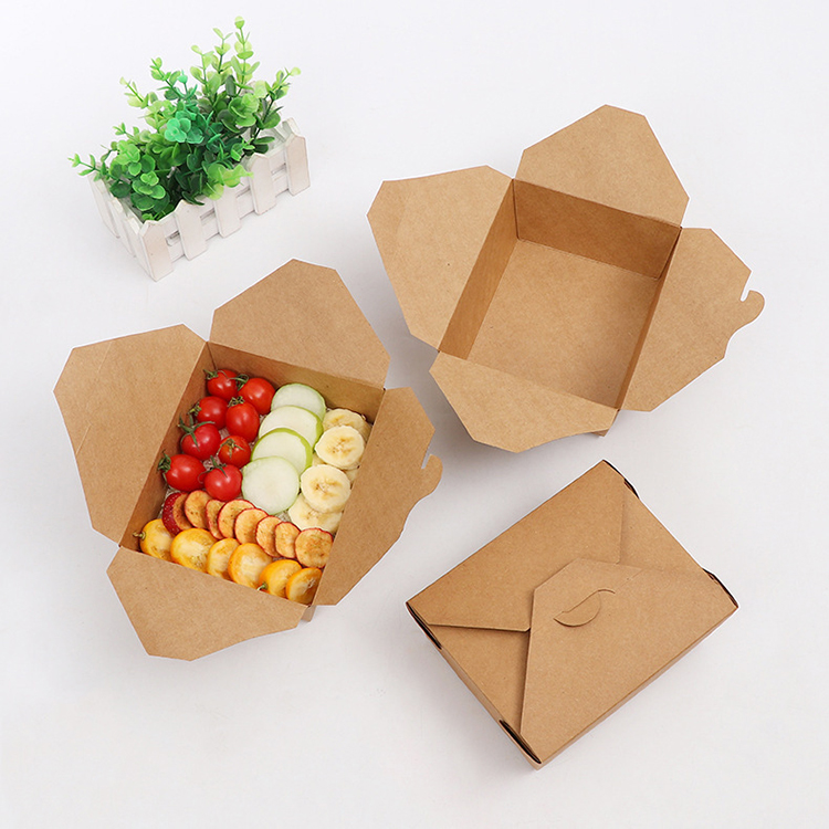 Hộp Kraft Móc Chéo 750ml/1000ml/1500ml/2000ml