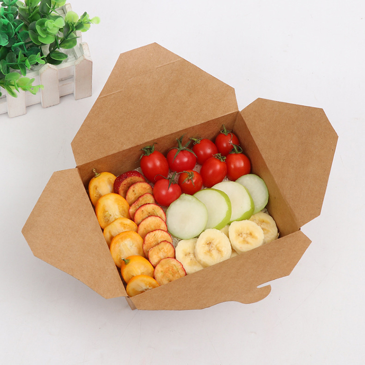 Hộp Kraft Móc Chéo 750ml/1000ml/1500ml/2000ml