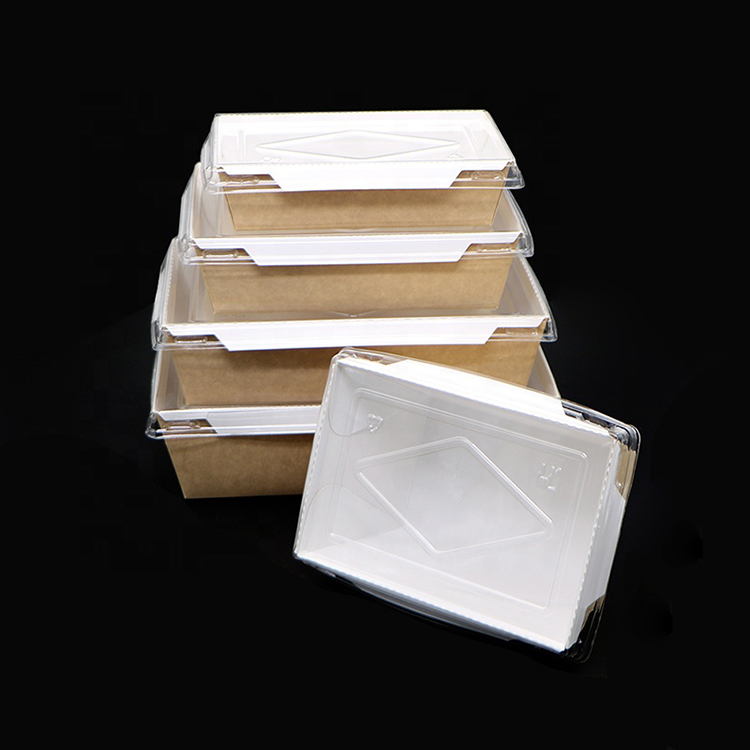 Hộp Kraft Nắp PET Dùng 1 Lần
