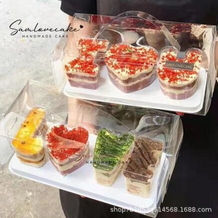 Hộp Mica Kèm Khuôn Bánh Chữ LOVE