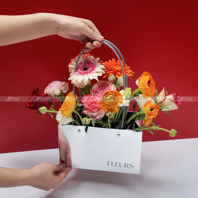 Túi Cắm Hoa Tráng Bạc Metalize