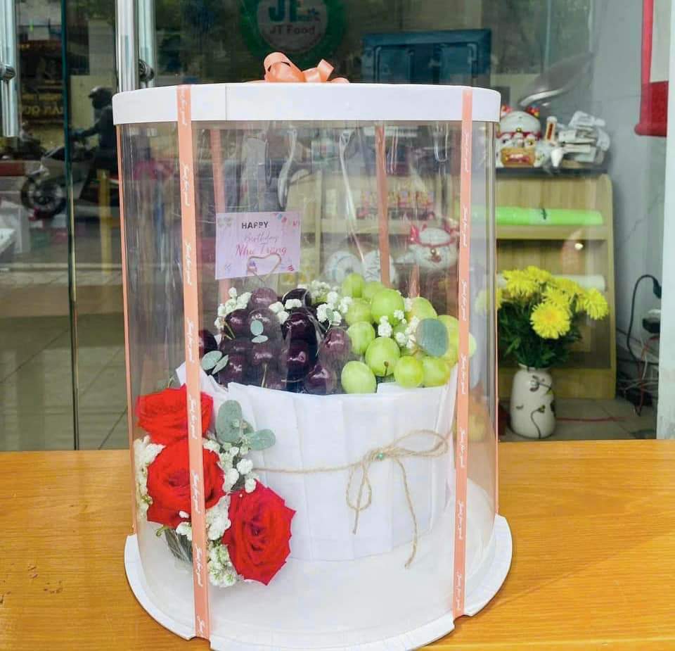 Hộp Mica Trụ Tròn