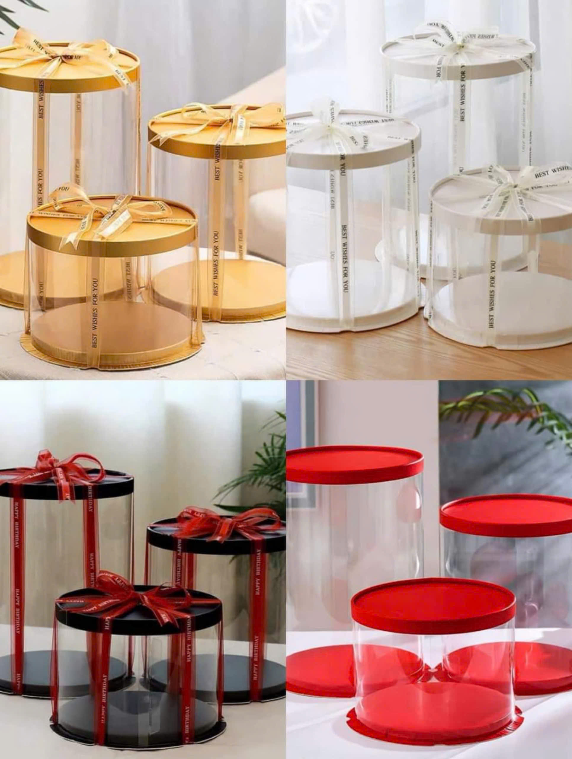 Hộp Mica Trụ Tròn