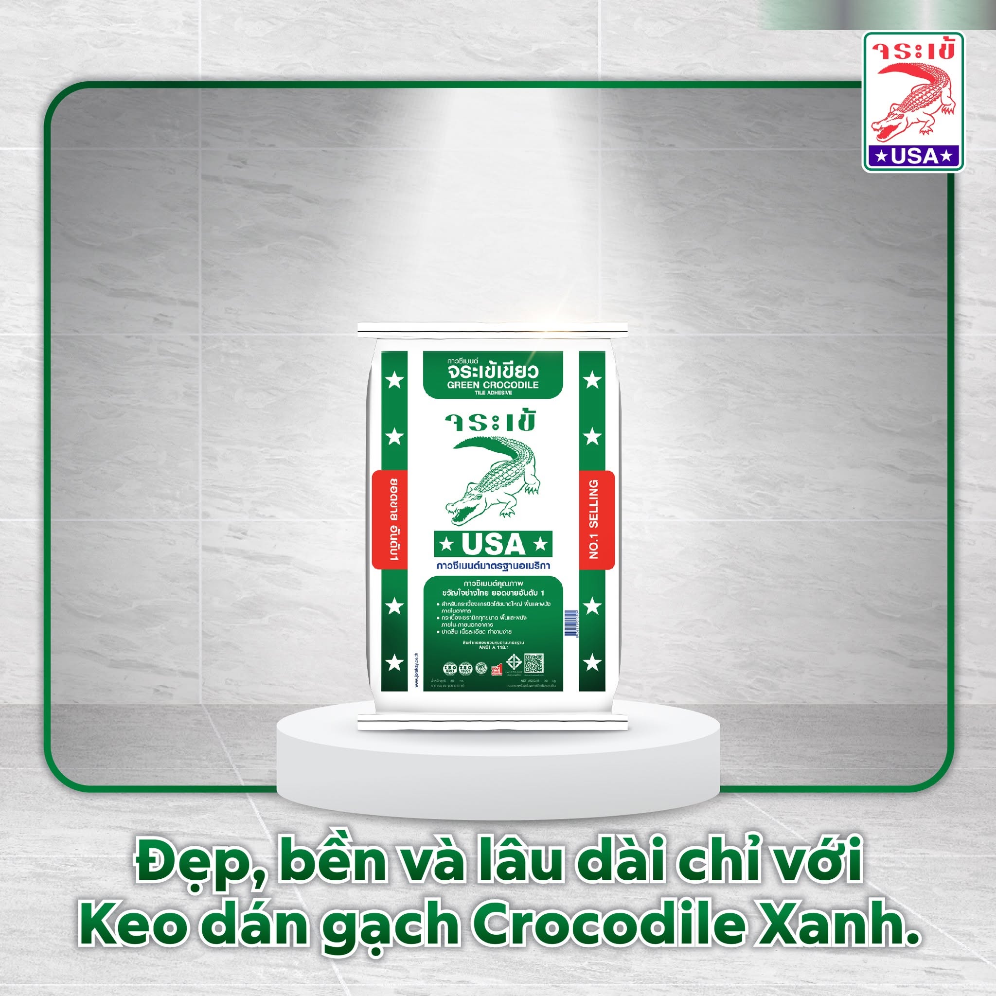 🔲 Hướng Dẫn Thi Công Keo Dán Gạch Green Crocodile