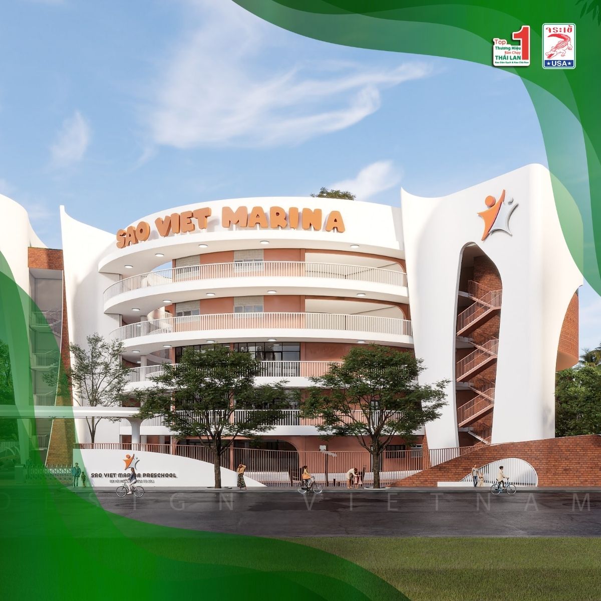 TRUSTMAX: CHỐNG THẤM CÙNG DỰ ÁN SAO VIỆT MARINA PRESCHOOL