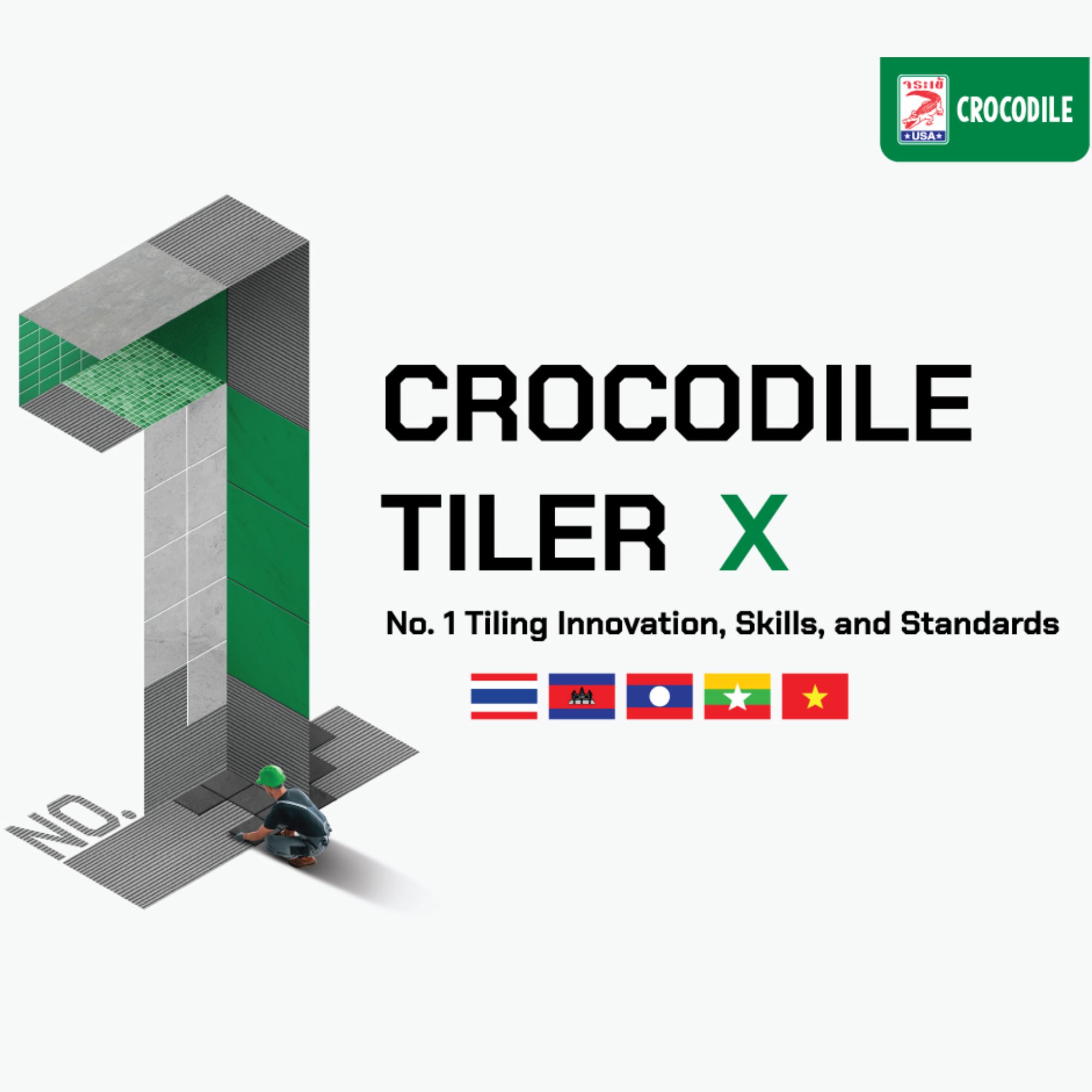 Cuộc thi “Crocodile Tiler X” – nâng tầm kỹ năng thợ ốp lát