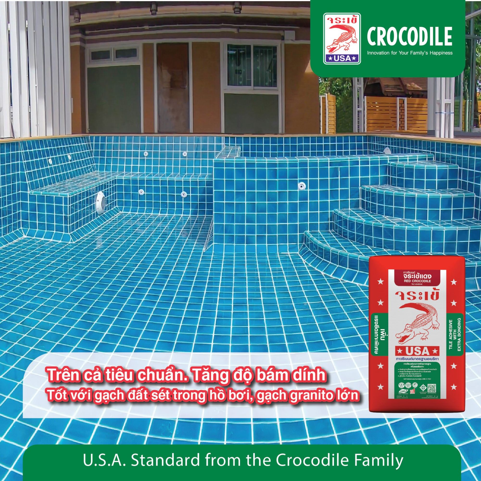 🔲 Hướng Dẫn Thi Công Keo Dán Gạch Red Crocodile