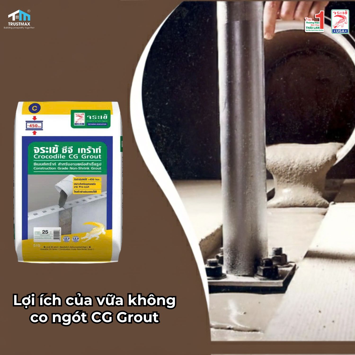 GIẢI PHÁP GIA CỐ SỬA CHỮA CHO CỔ ỐNG, MÓNG MÁY CÔNG NGHIỆP! 🏭⚠️