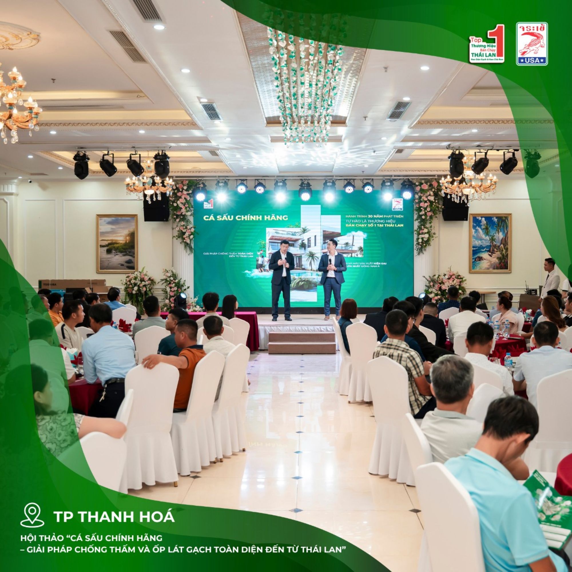 Crocodile Tỏa Sáng tại Thanh Hóa: Hội Thảo Chống Thấm và Ốp Lát Gạch Thành Công Rực Rỡ