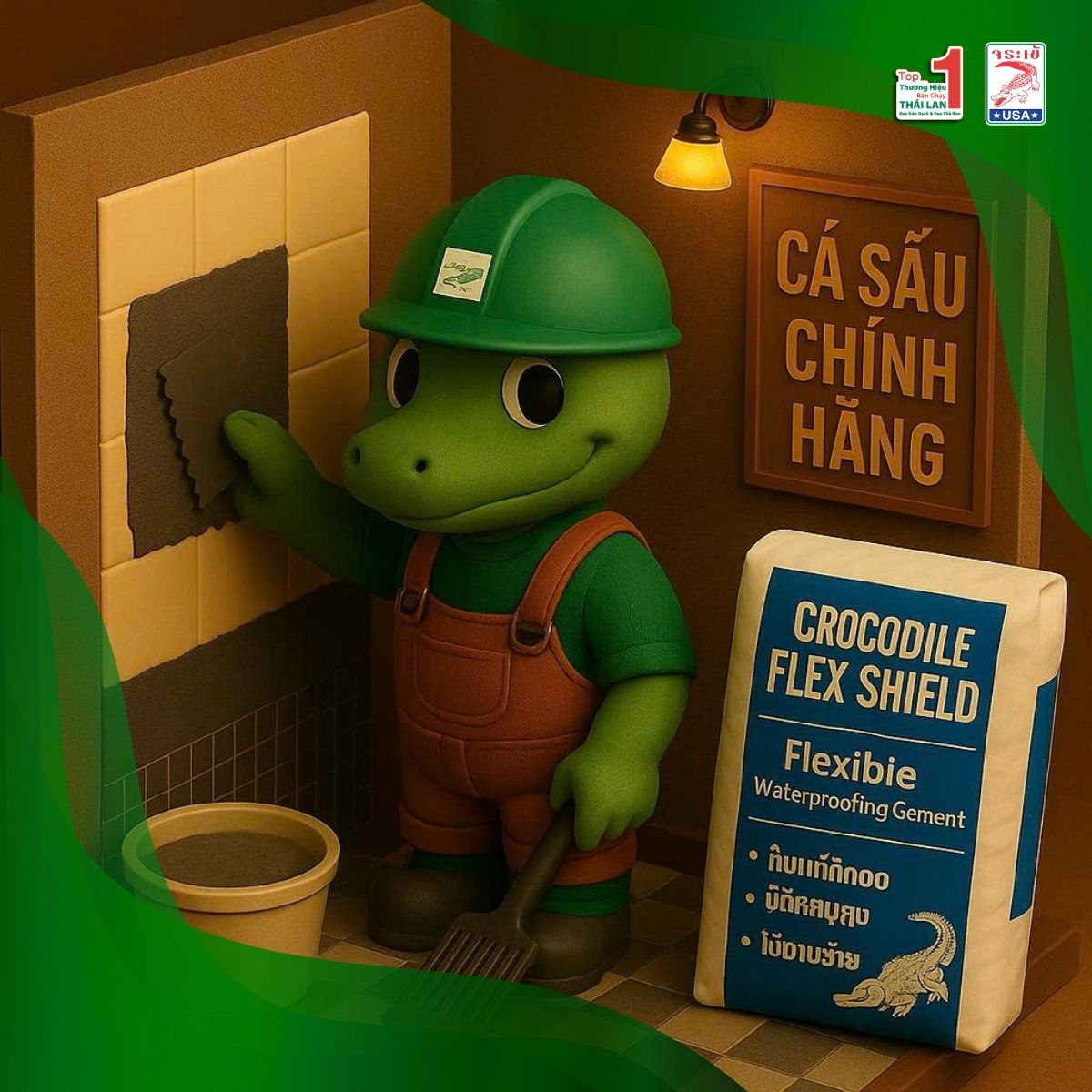 🌟 CROCODILE FLEX SHIELD – GIẢI PHÁP CHỐNG THẤM ĐÀN HỒI CAO CẤP TỪ JORAKAY THÁI LAN! 🌟