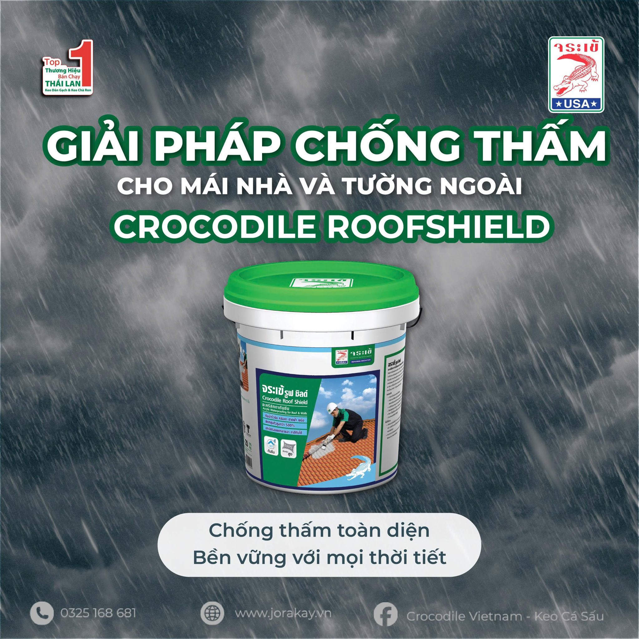 GIẢI PHÁP CHỐNG THẤM CHO TƯỜNG VÀ MÁI LỘ THIÊN