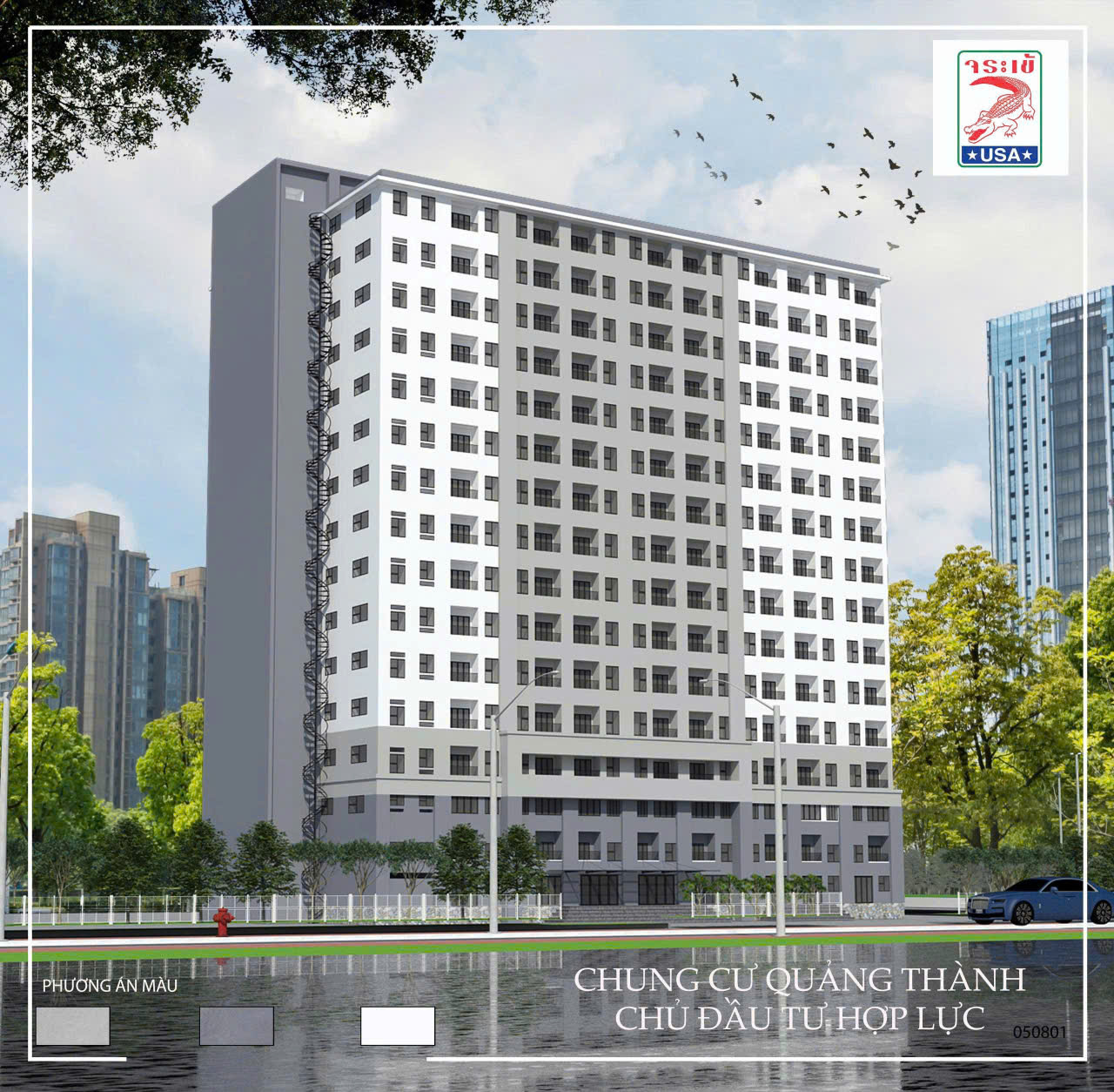 Dự Án Chung Cư Quảng Thành - Hợp Lực và sự lựa chọn sản phẩm chống thấm cùng Trustmax