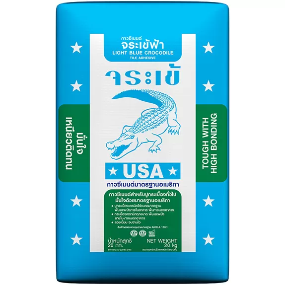 Light Blue Crocodile Tile Adhesive
