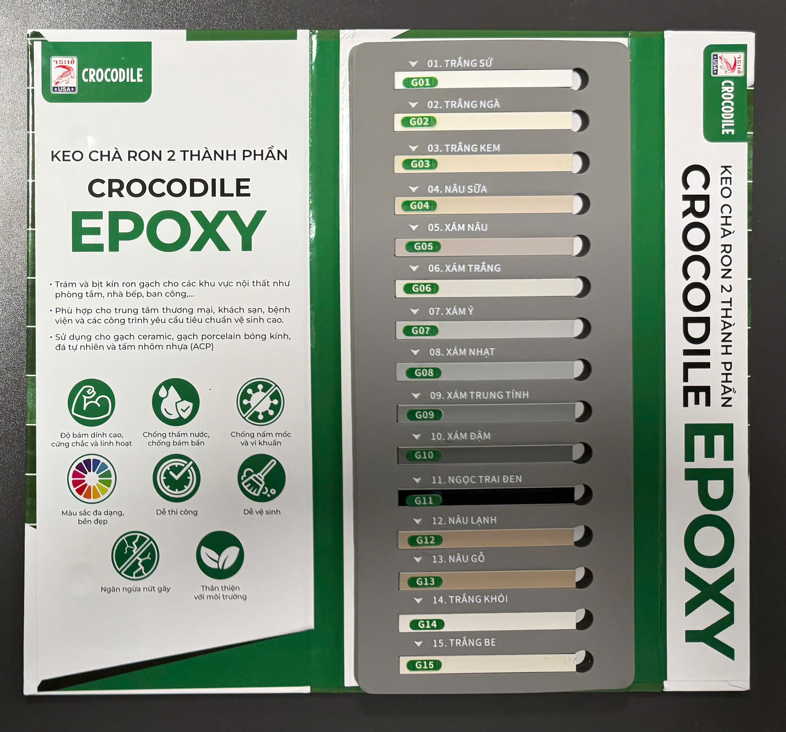 Crocodile Epoxy Tile Grout