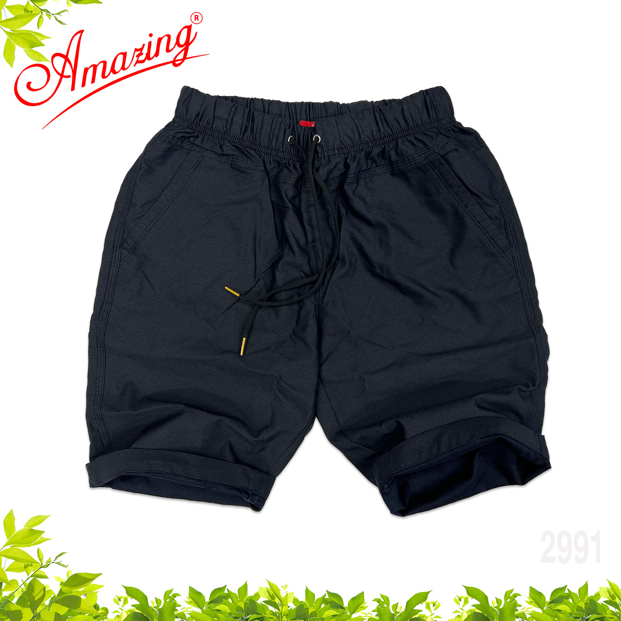 Quần short nam lửng Amazing vải caro bố bigsize màu sắc trẻ trung lưng thun