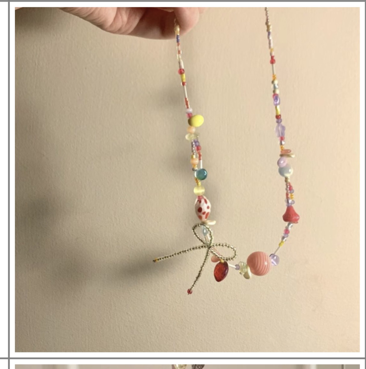 Dây Chuyền Nơ Thắt Màu Sắc