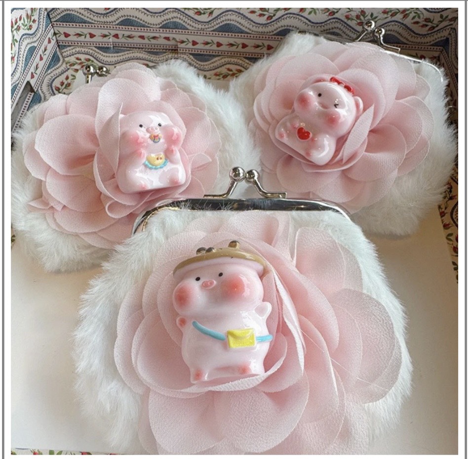 Ví Tiền Hoa Chú Heo Cute