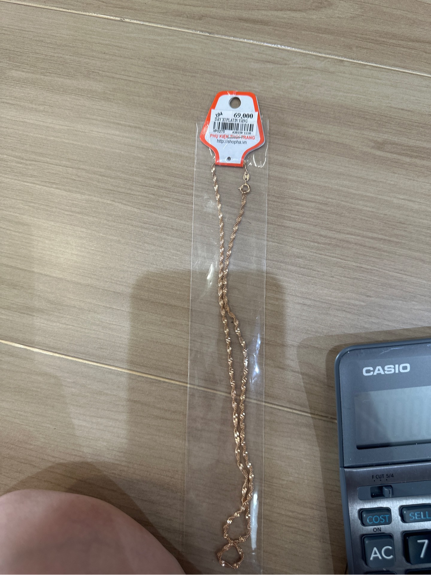 Dây Xi Platin Vàng