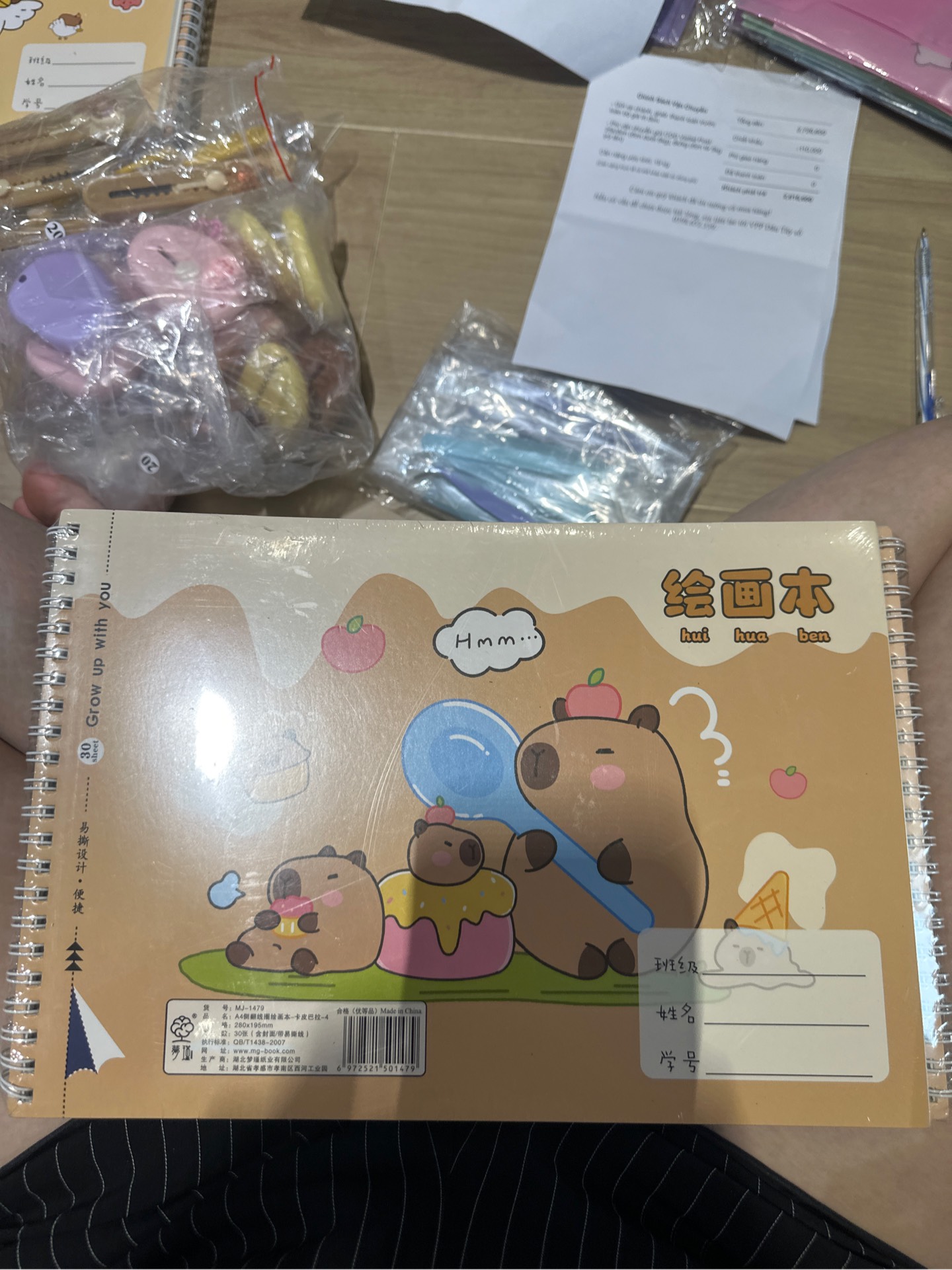 Sổ Vẽ Lò Xo Có Đường Xé