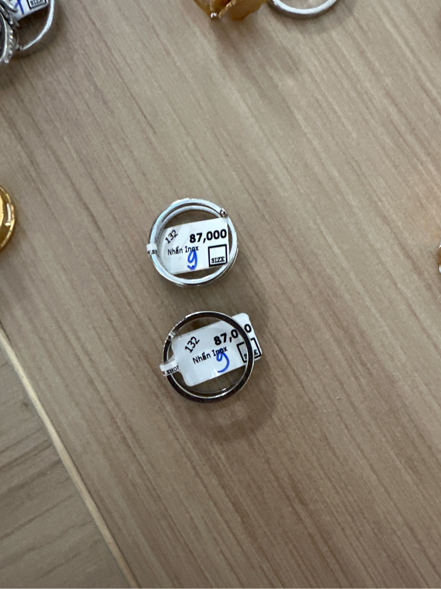 Nhẫn Inox