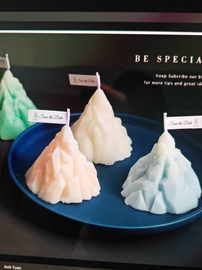 Nến Thơm Hình Núi