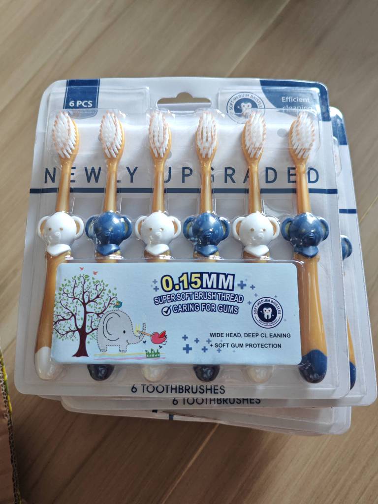 Set 6 Bàn Chải Con Voi Cho Bé