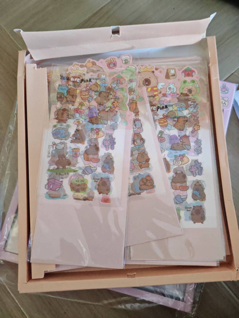 Set 3 Tấm Sticker PET
