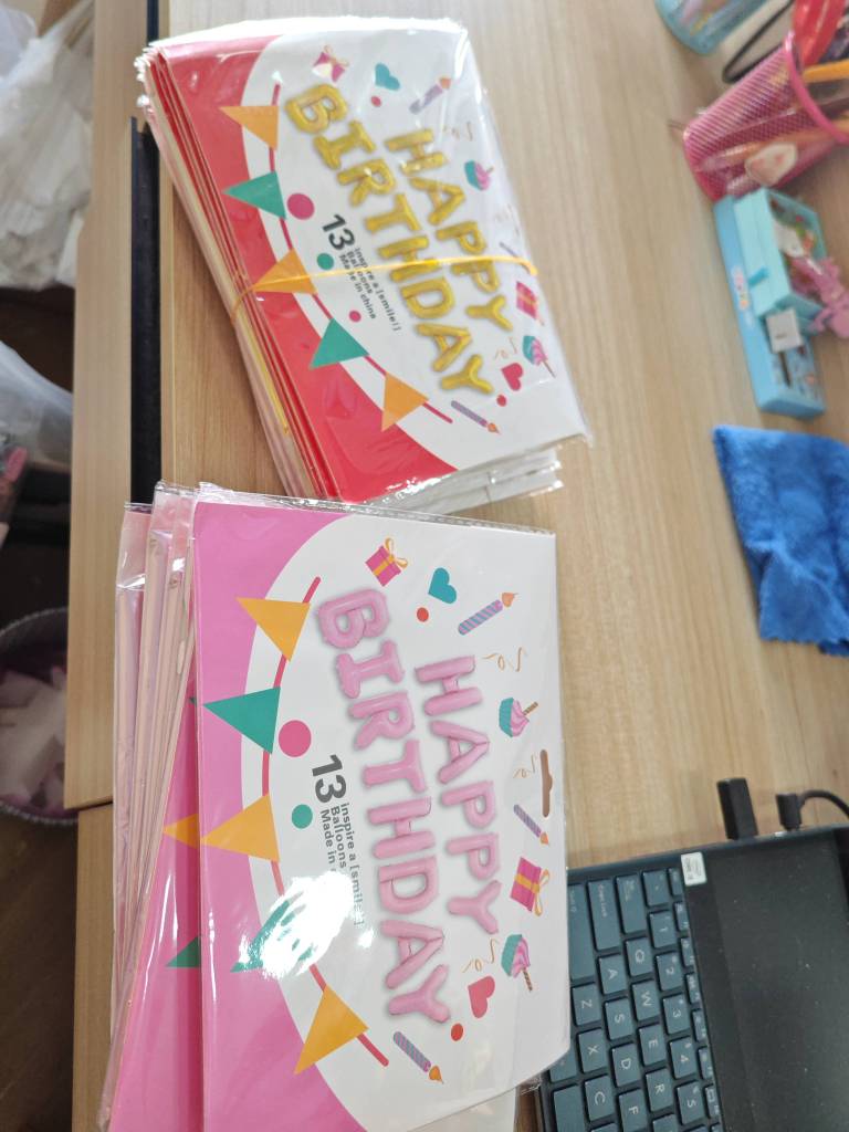 Set Chữ Happy Birthday