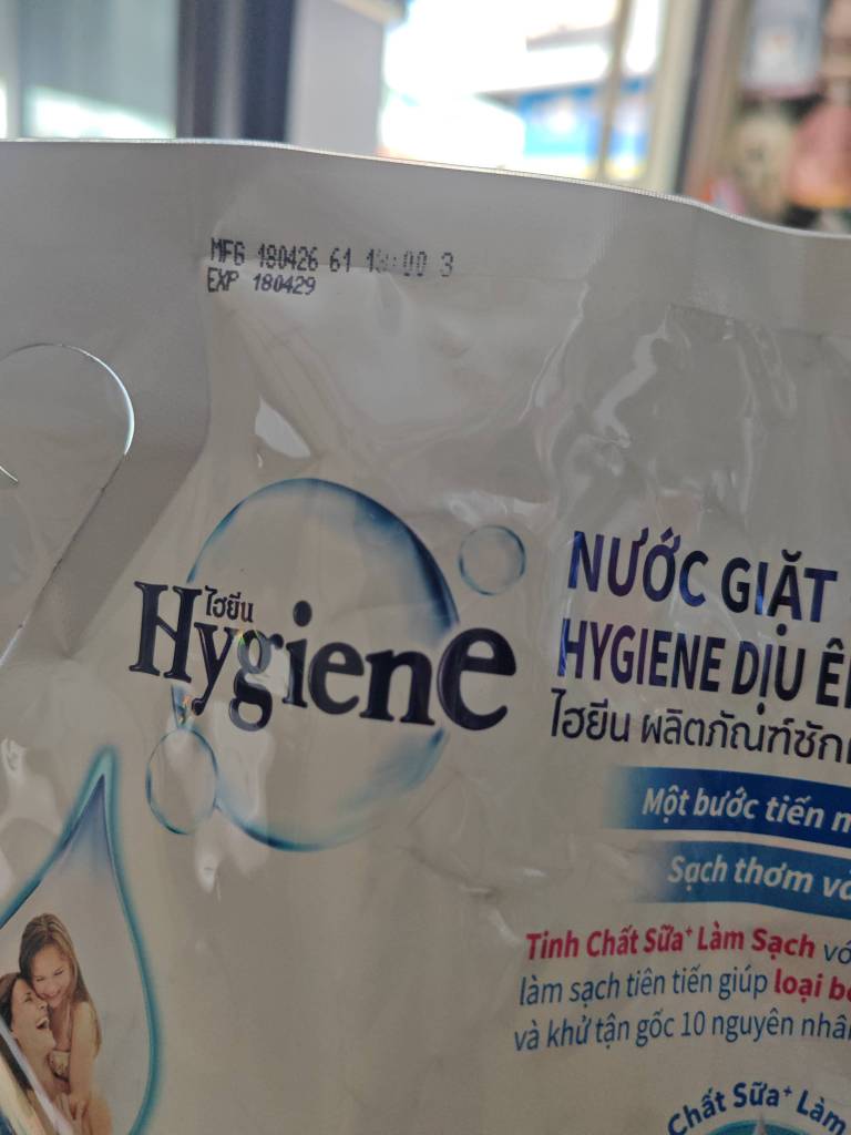 3L Nước Giặt Hygiene Trắng Dịu Êm