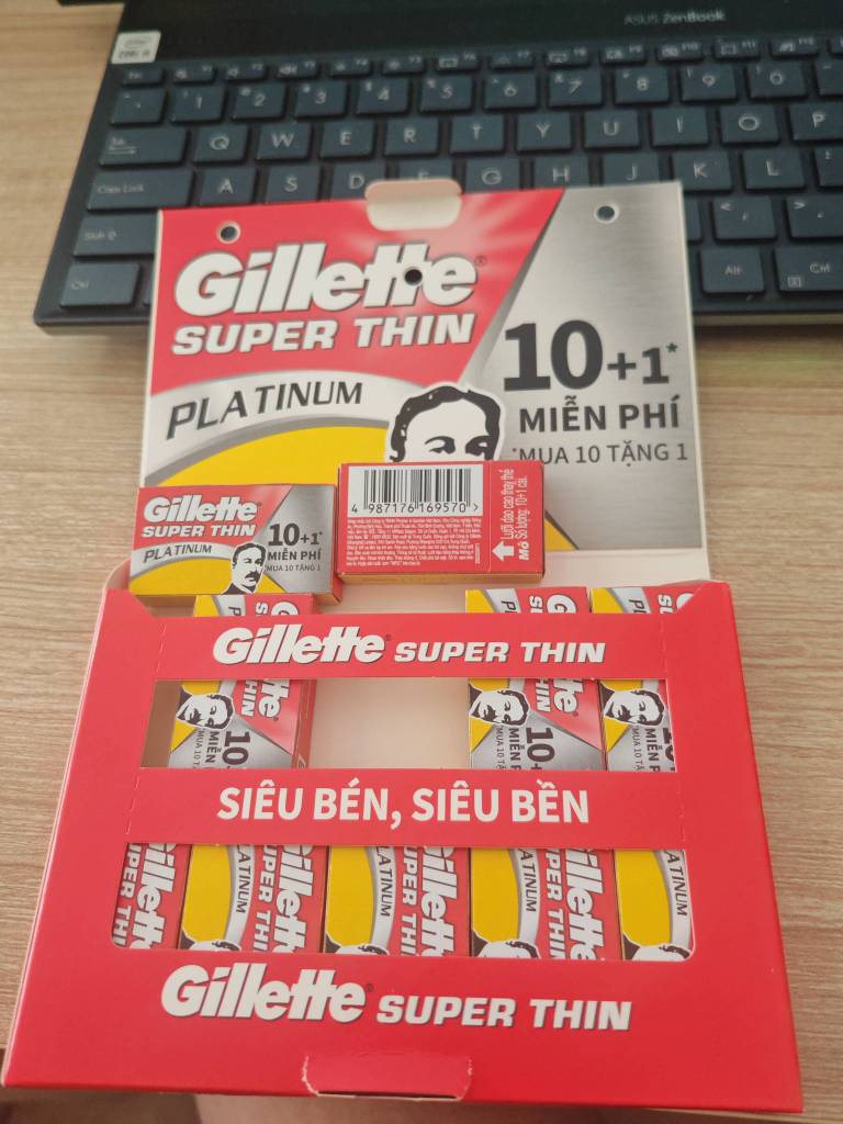 Hộp 10+1 Lưỡi Lam Gillette