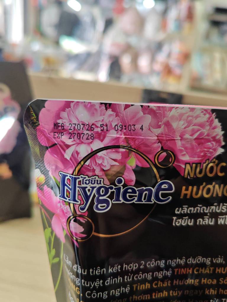 [1,1L] Nước Xã Hygiene Đen Hoa Mẫu Đơn