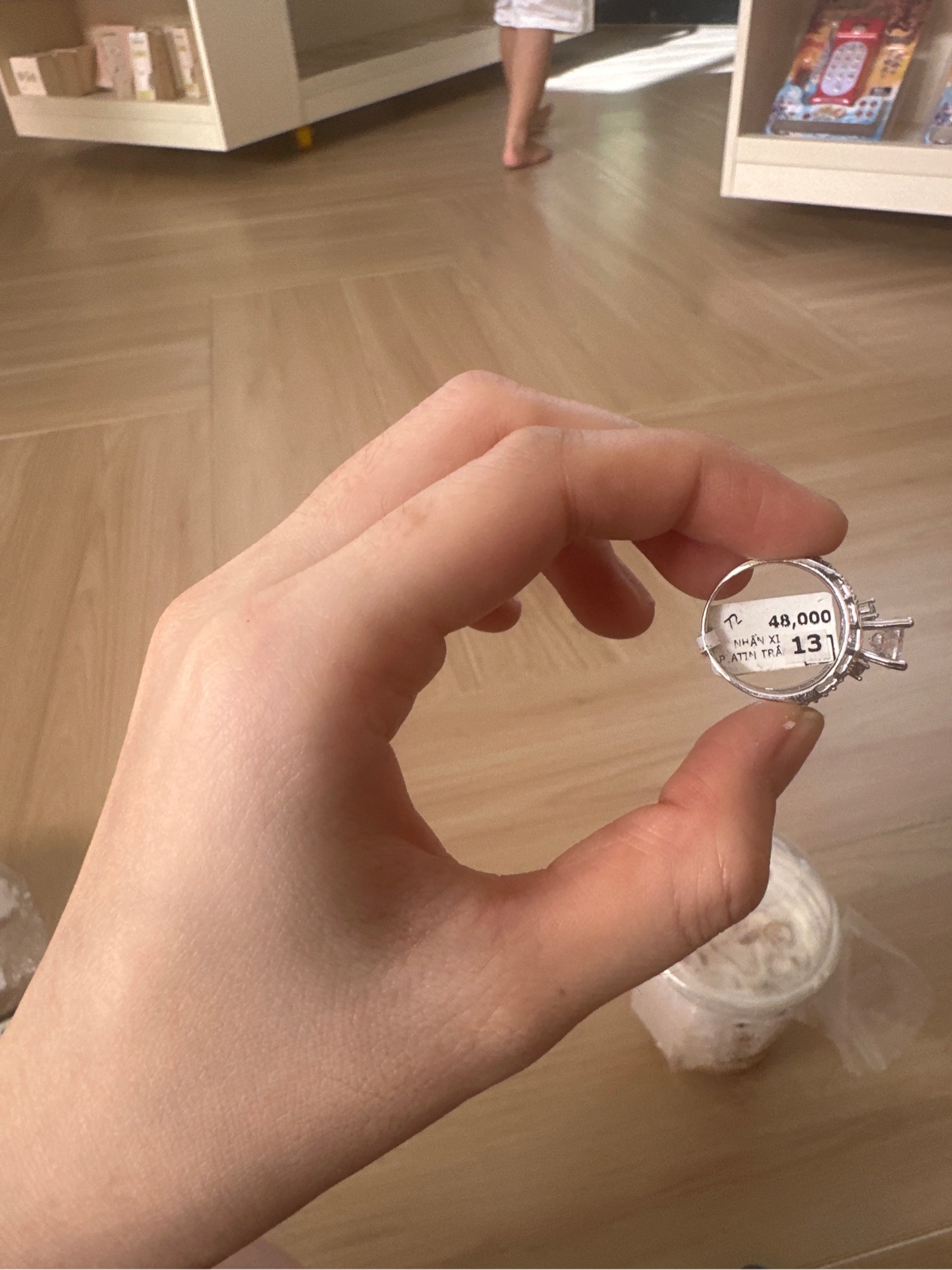 Nhẫn Xi Platin Trắng