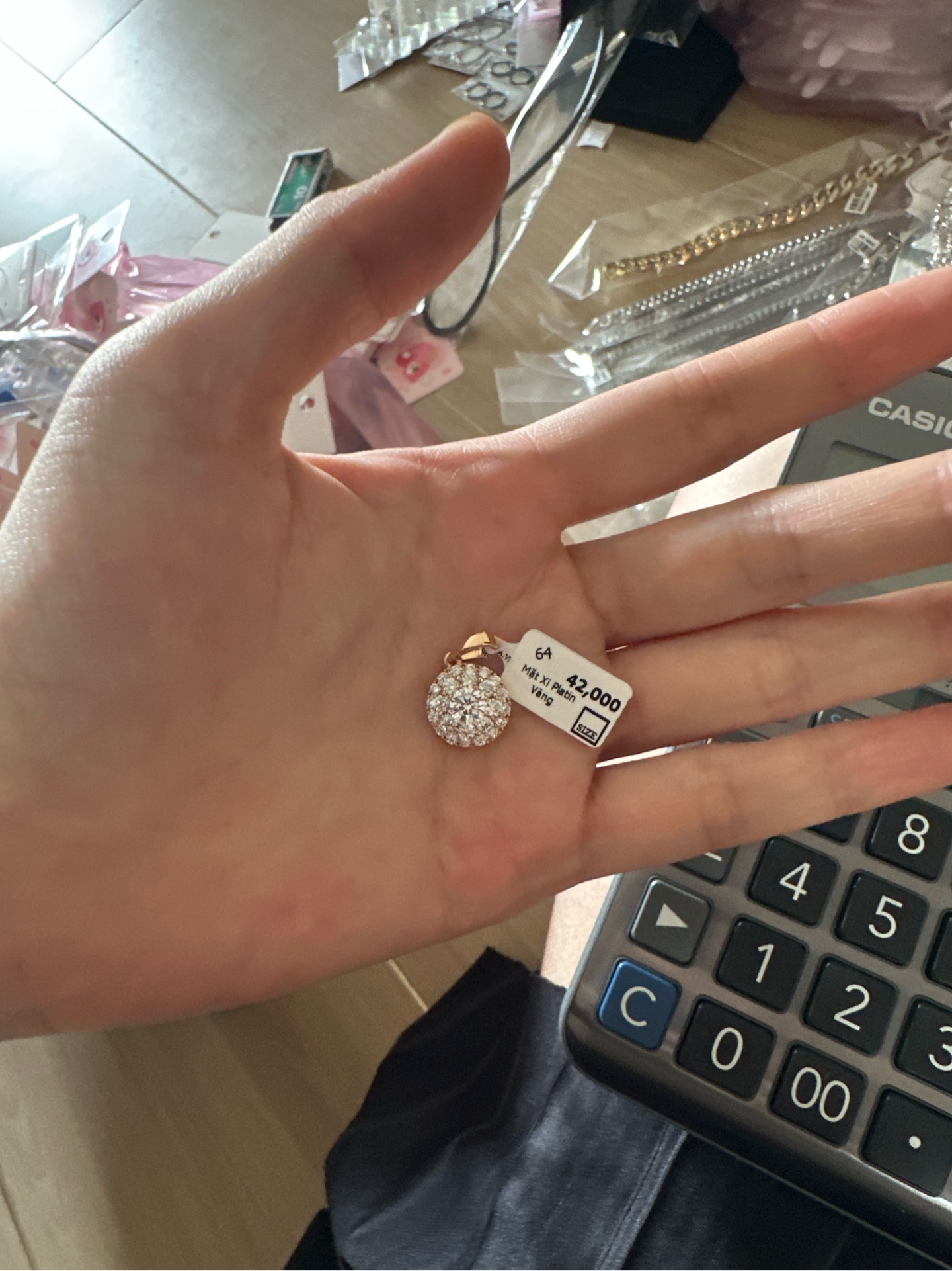 Mặt Xi Platin Vàng