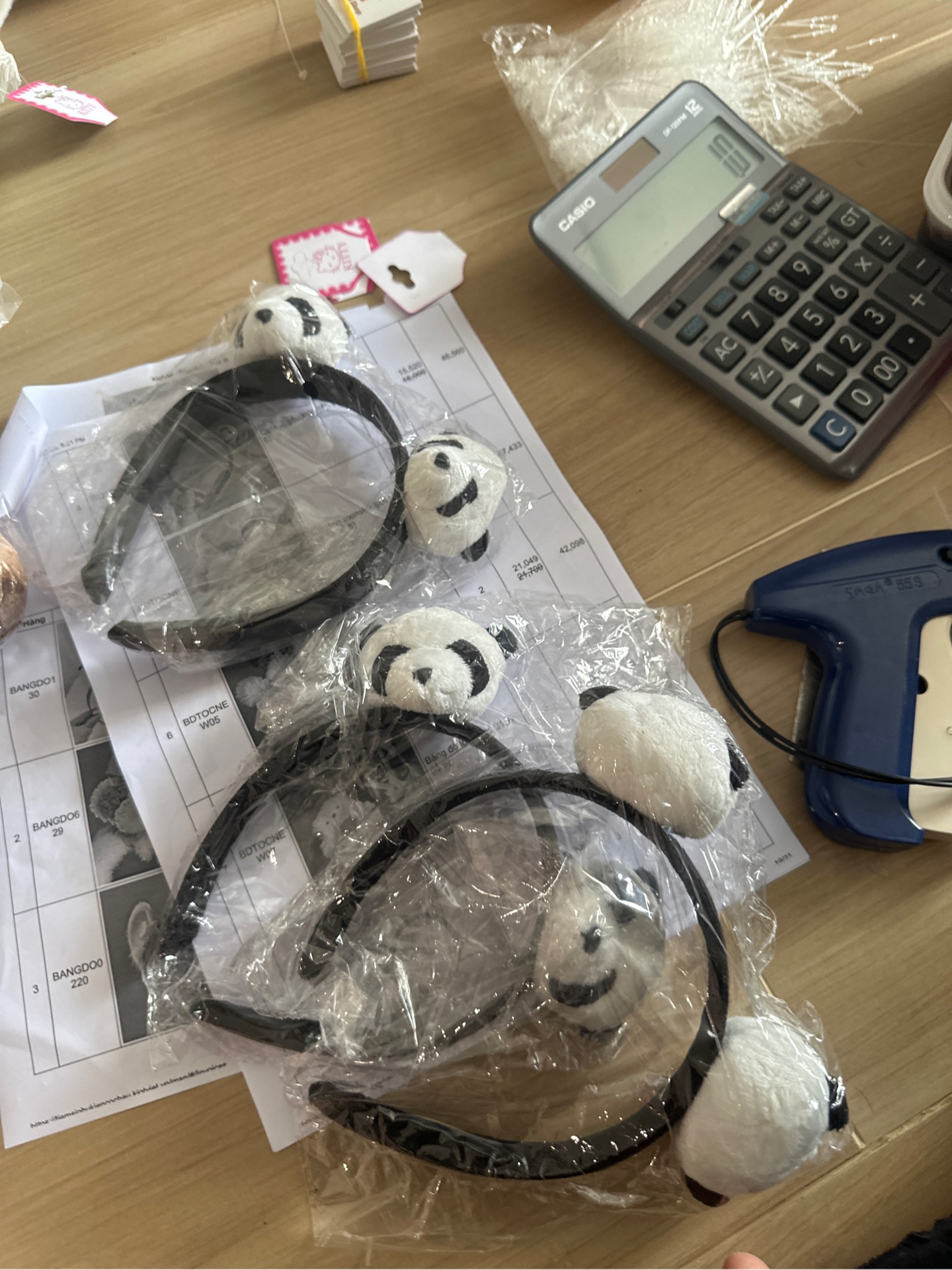 Cài Tóc Gấu Trúc