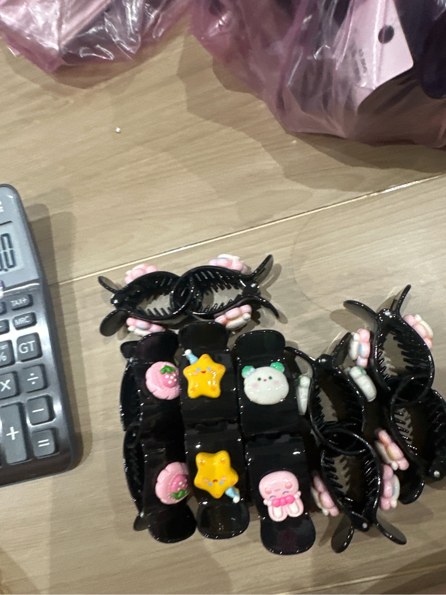 NHẬP CHUNG Kẹp Gấp Charm 5 Răng