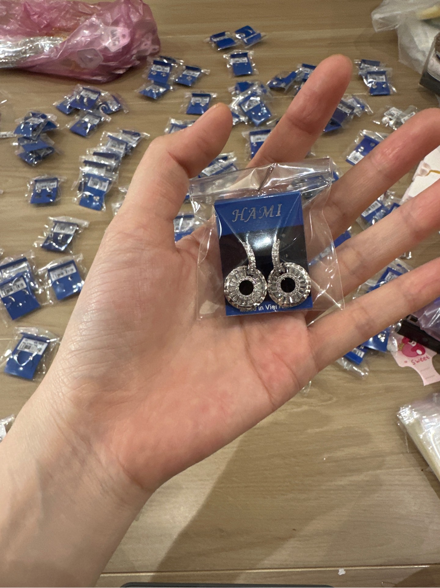 Bông Xi Platin Trắng