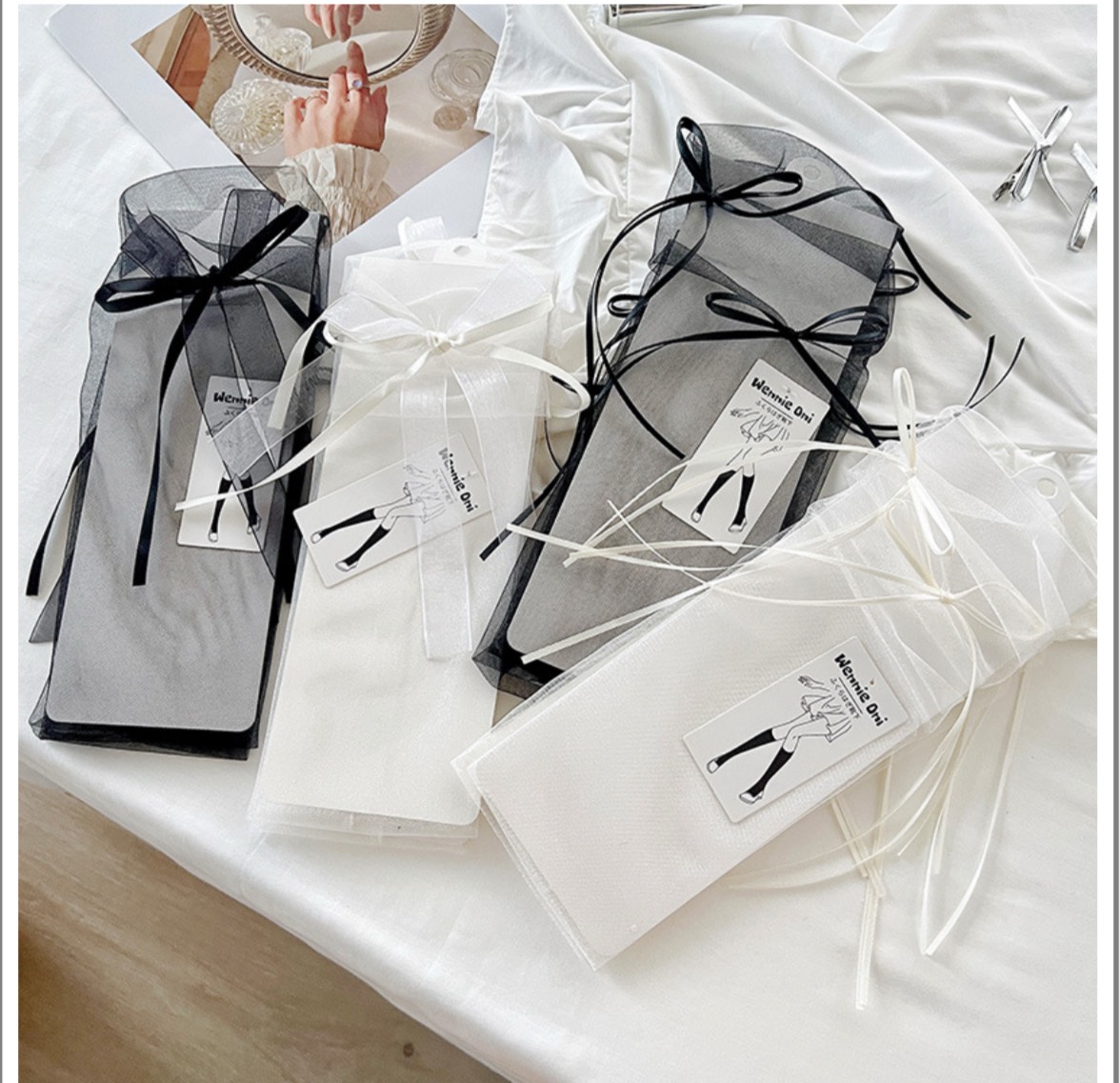 Vớ Voan Mỏng Nơ Xinh