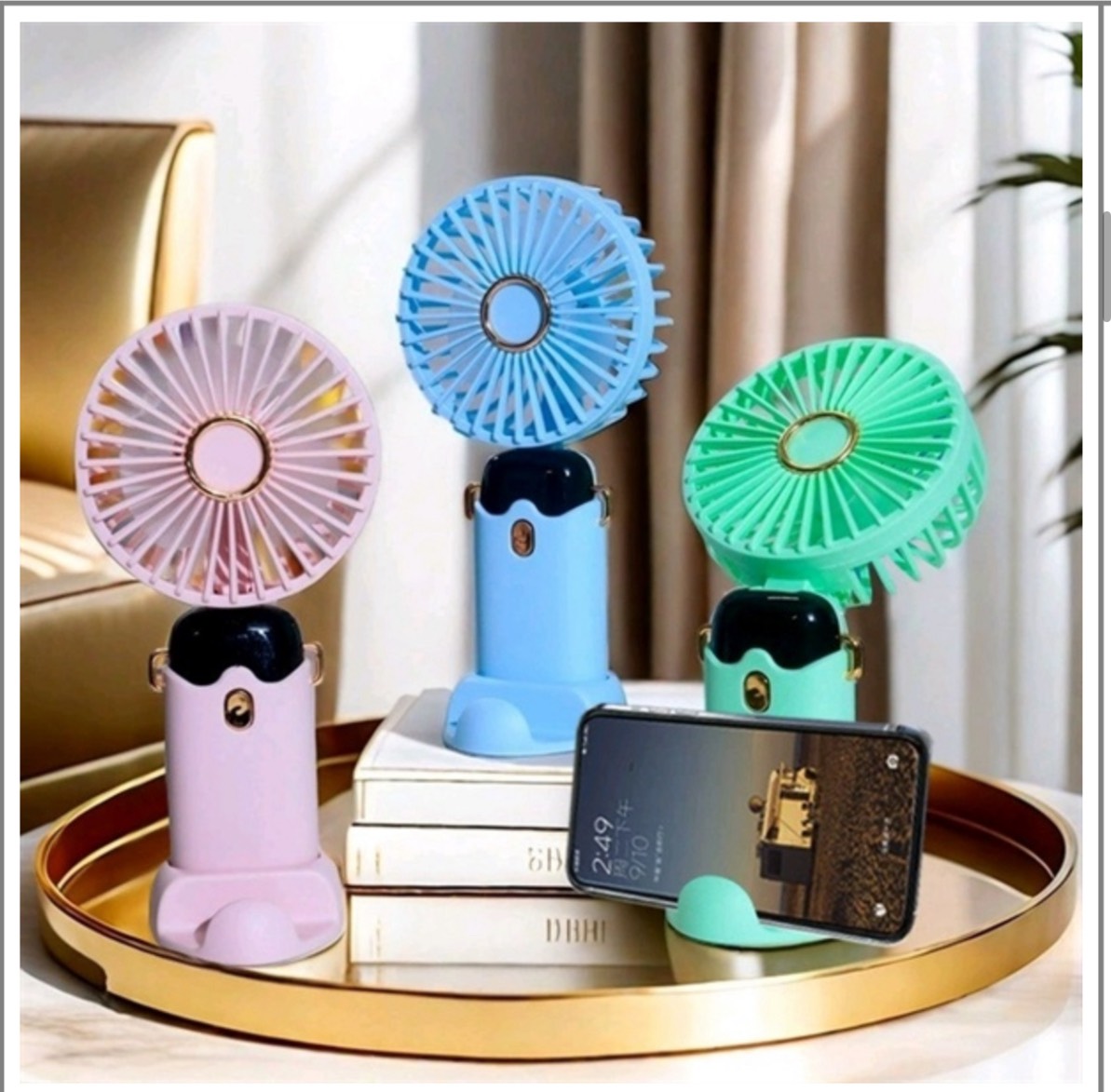 Quạt Hoạ Tiết Gấp Gọn