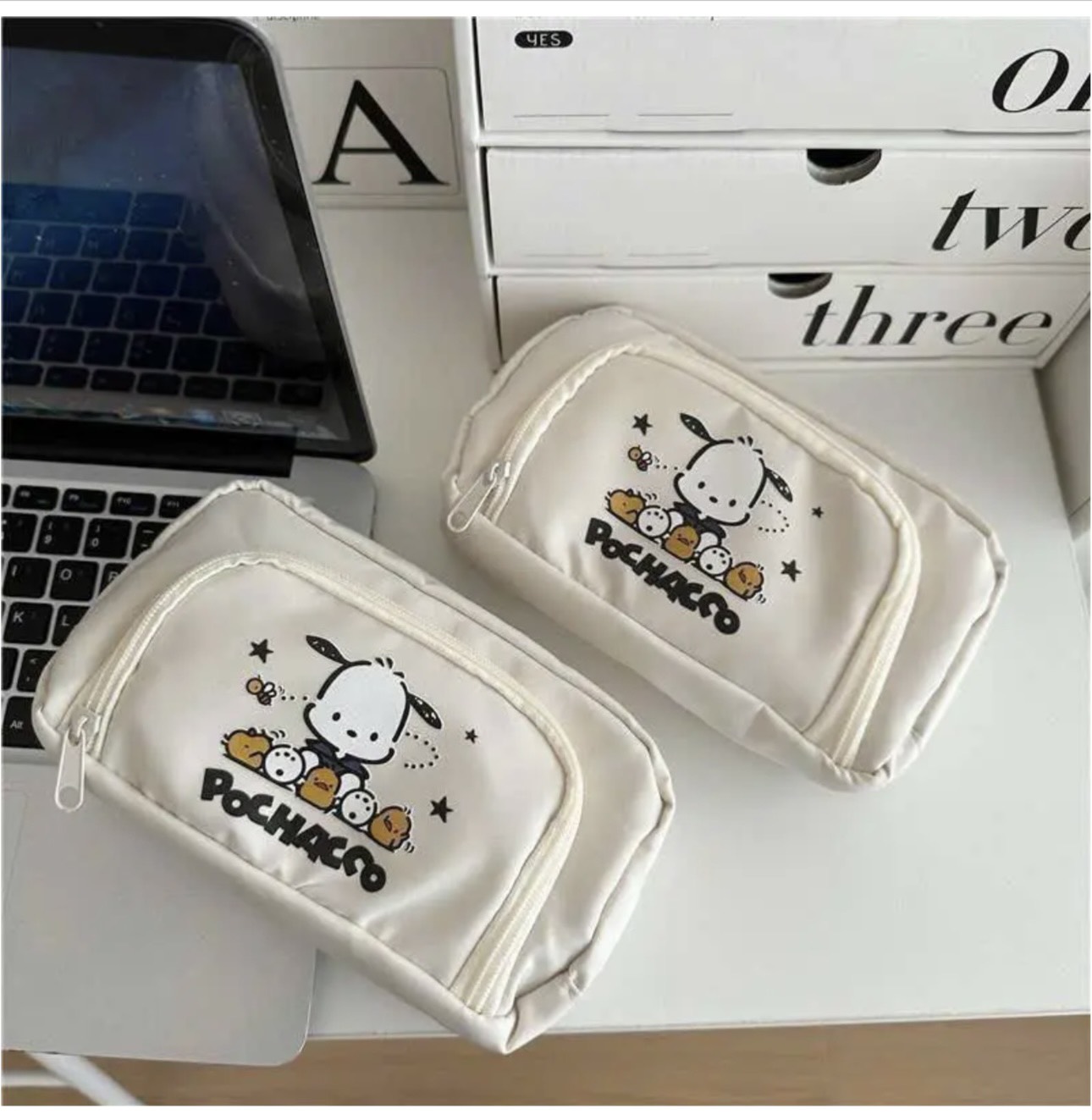 Bóp Viết Pochacco Trắng