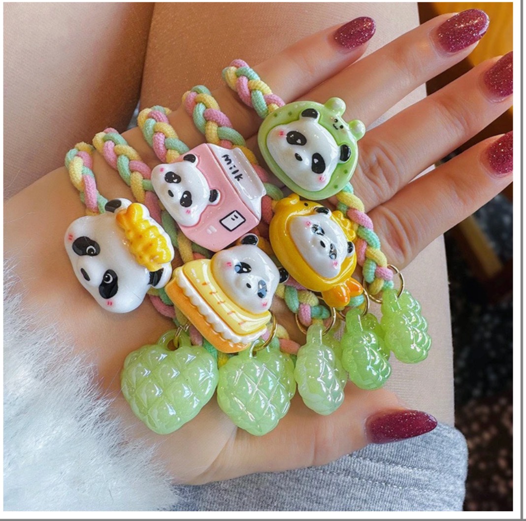 Cột Tóc Charm Gấu Trúc