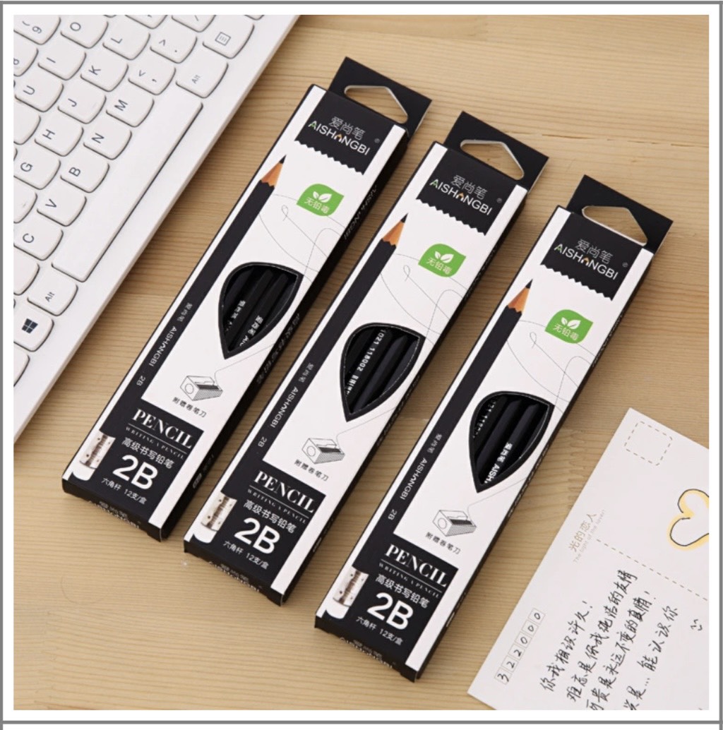 Bút Chì 2B (Hộp 12 Cây)