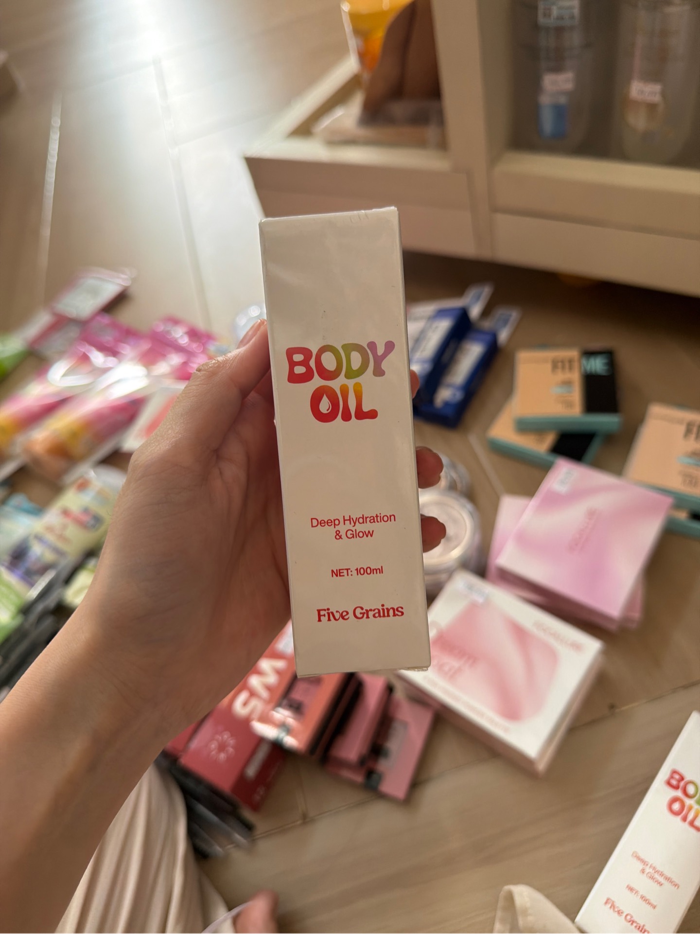 [100ml] Body Oil Five Grains