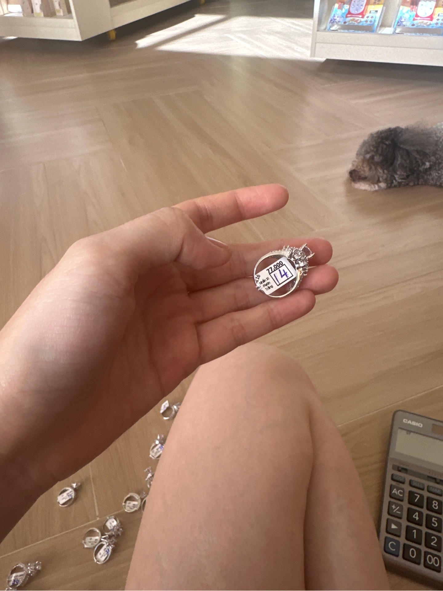 Nhẫn Xi Platin Trắng